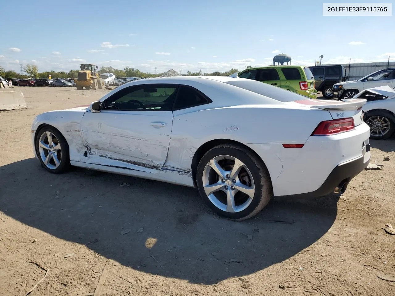 2015 Chevrolet Camaro Lt VIN: 2G1FF1E33F9115765 Lot: 72825224