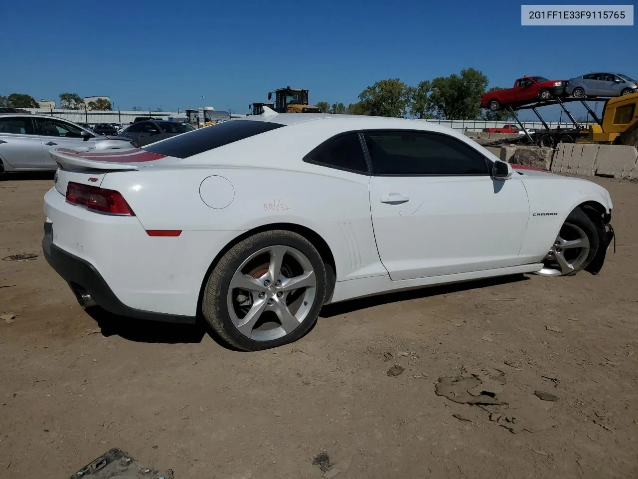 2015 Chevrolet Camaro Lt VIN: 2G1FF1E33F9115765 Lot: 72825224