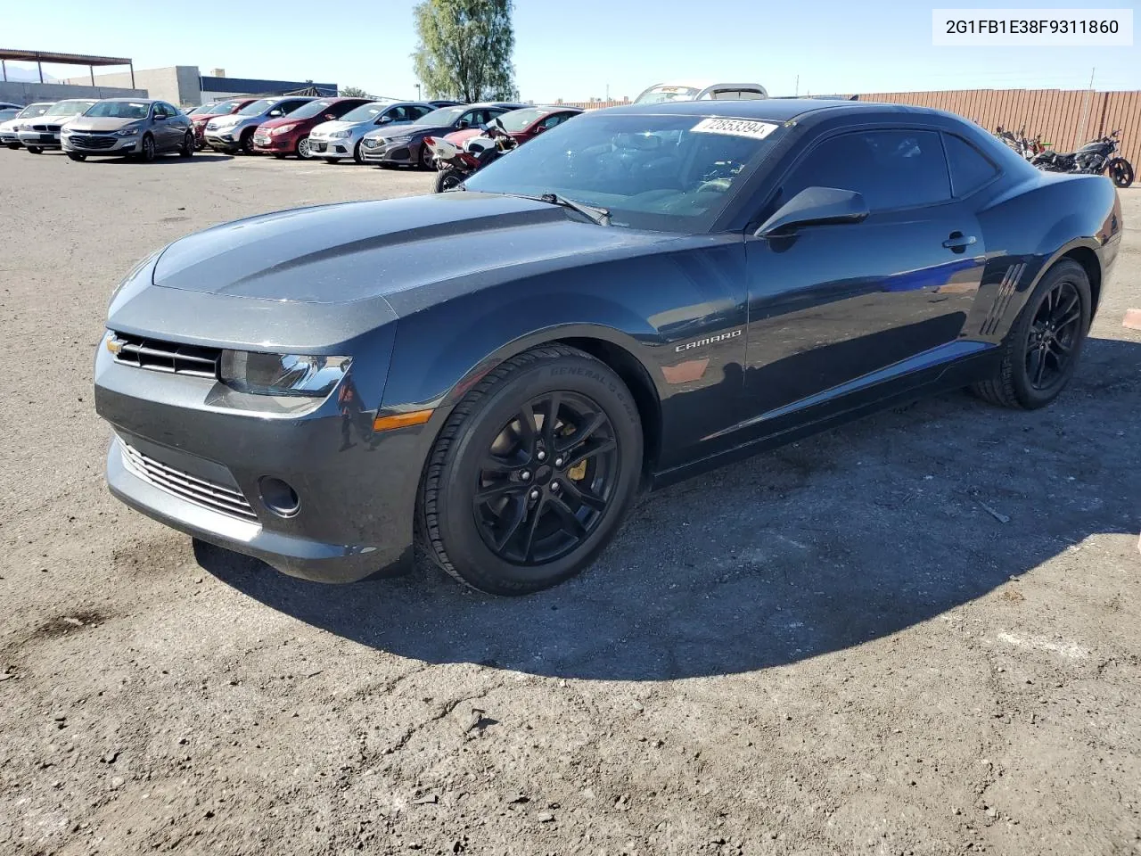 2015 Chevrolet Camaro Ls VIN: 2G1FB1E38F9311860 Lot: 72853394