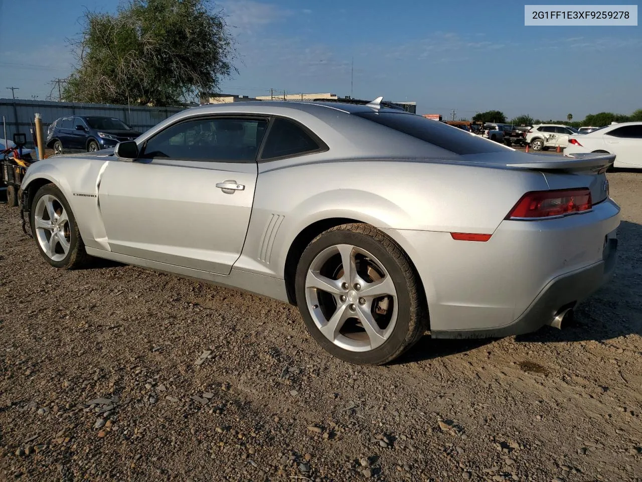 2015 Chevrolet Camaro Lt VIN: 2G1FF1E3XF9259278 Lot: 73328354