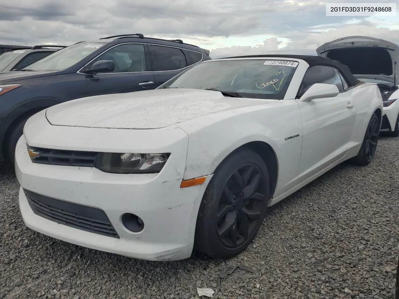 2015 Chevrolet Camaro Lt VIN: 2G1FD3D31F9248608 Lot: 73740874