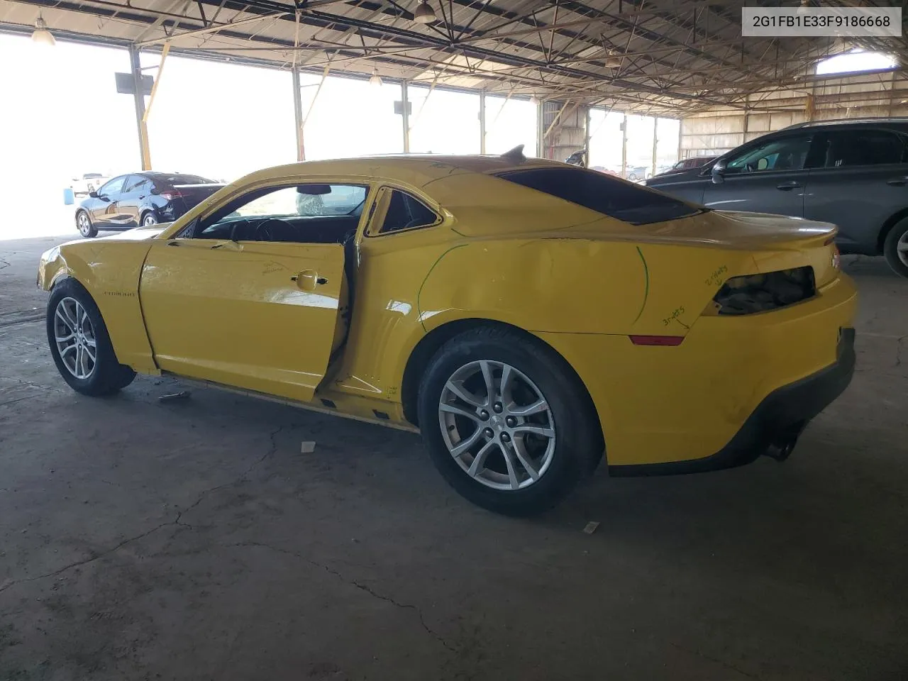 2015 Chevrolet Camaro Ls VIN: 2G1FB1E33F9186668 Lot: 73745894