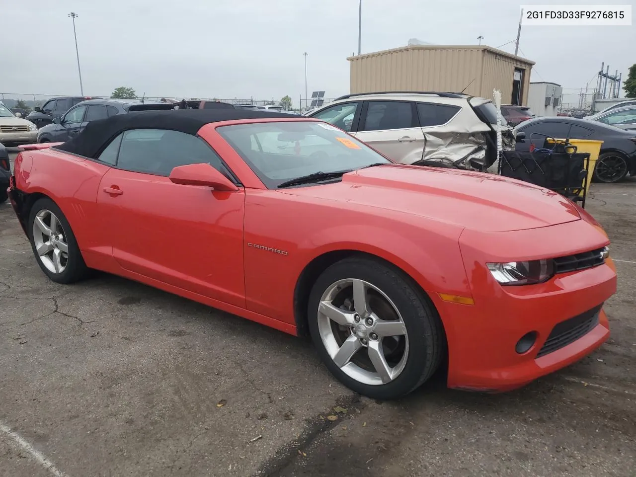 2015 Chevrolet Camaro Lt VIN: 2G1FD3D33F9276815 Lot: 73867404