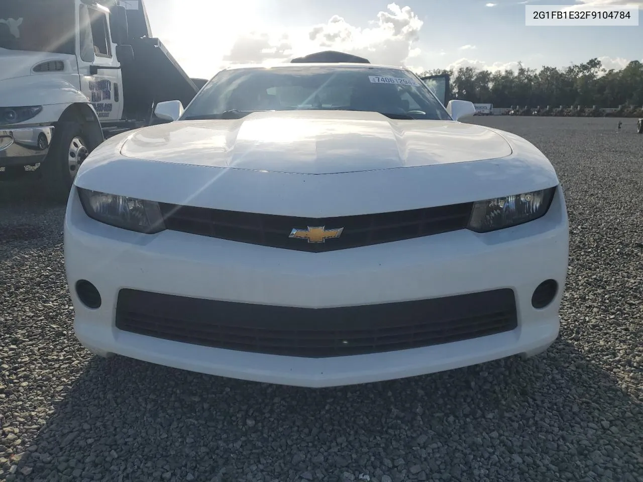 2015 Chevrolet Camaro Ls VIN: 2G1FB1E32F9104784 Lot: 74061294