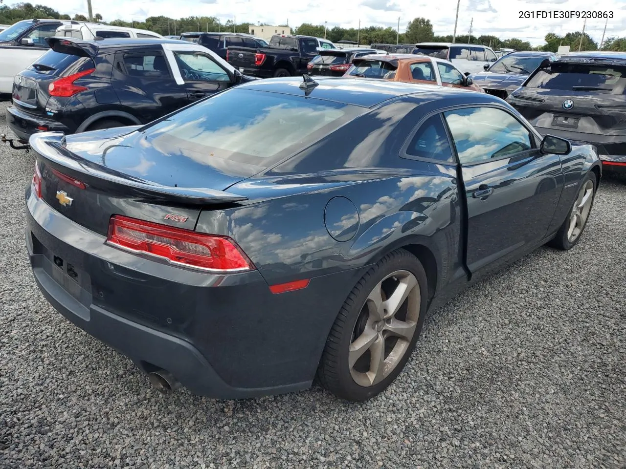 2015 Chevrolet Camaro Lt VIN: 2G1FD1E30F9230863 Lot: 74224354