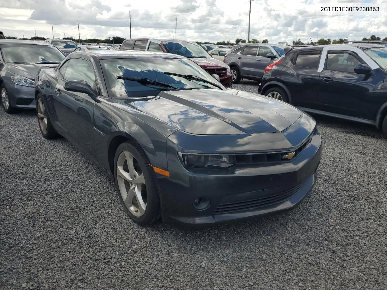 2015 Chevrolet Camaro Lt VIN: 2G1FD1E30F9230863 Lot: 74224354