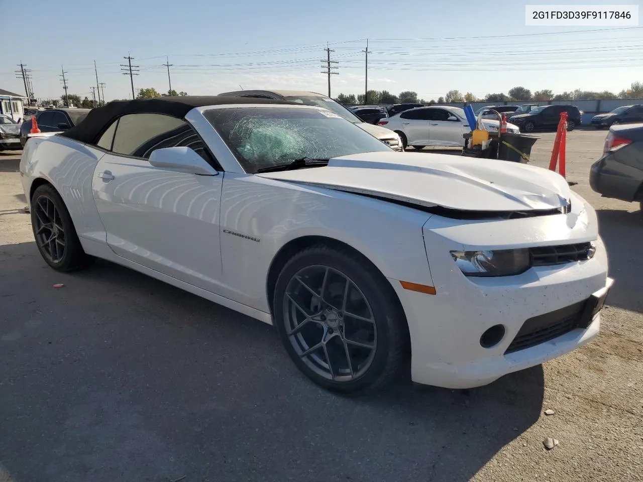 2015 Chevrolet Camaro Lt VIN: 2G1FD3D39F9117846 Lot: 74228734