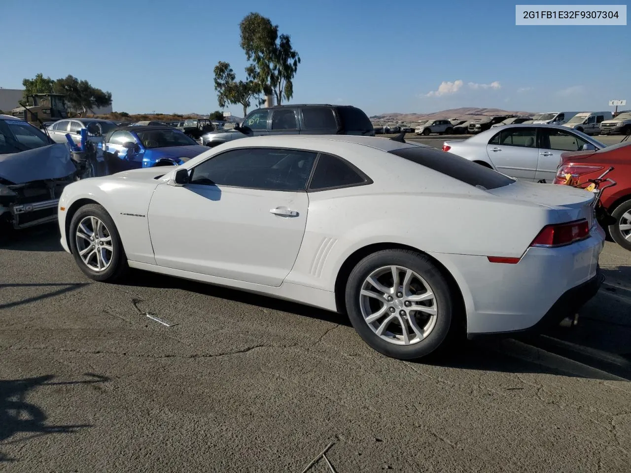 2015 Chevrolet Camaro Ls VIN: 2G1FB1E32F9307304 Lot: 74496754