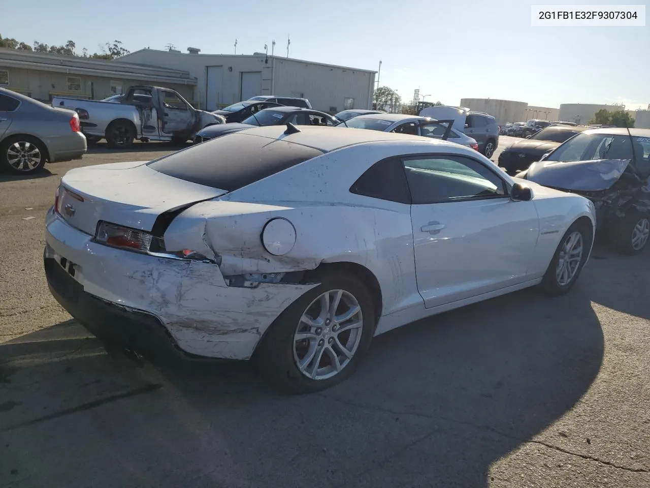 2015 Chevrolet Camaro Ls VIN: 2G1FB1E32F9307304 Lot: 74496754