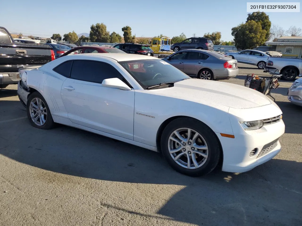 2015 Chevrolet Camaro Ls VIN: 2G1FB1E32F9307304 Lot: 74496754