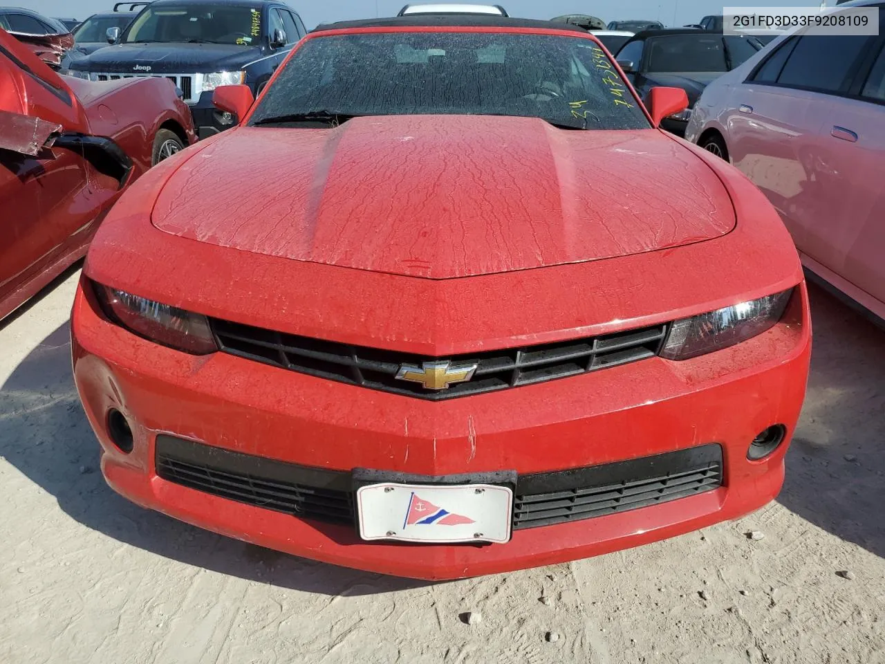 2015 Chevrolet Camaro Lt VIN: 2G1FD3D33F9208109 Lot: 74731344