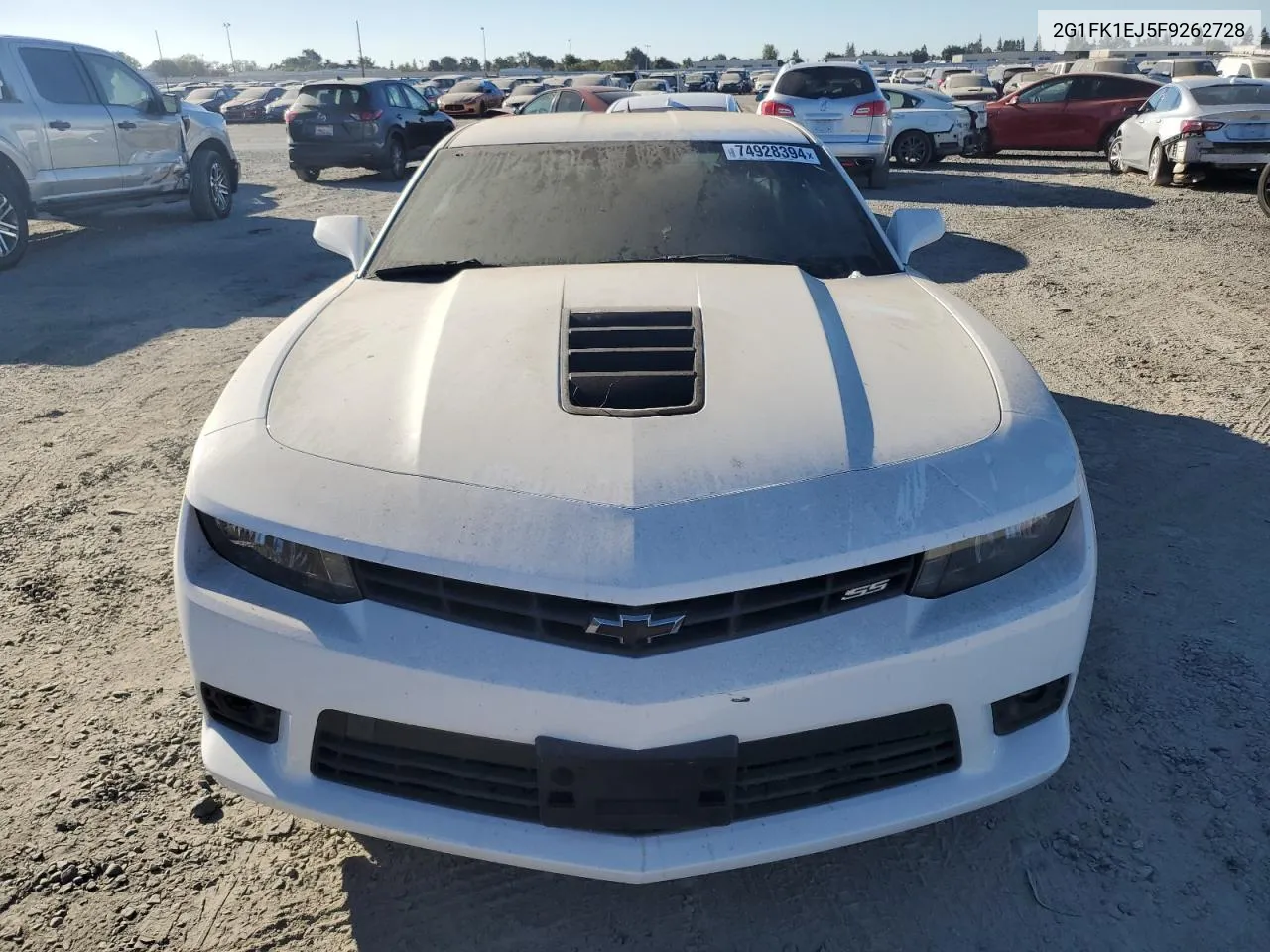 2015 Chevrolet Camaro 2Ss VIN: 2G1FK1EJ5F9262728 Lot: 74928394