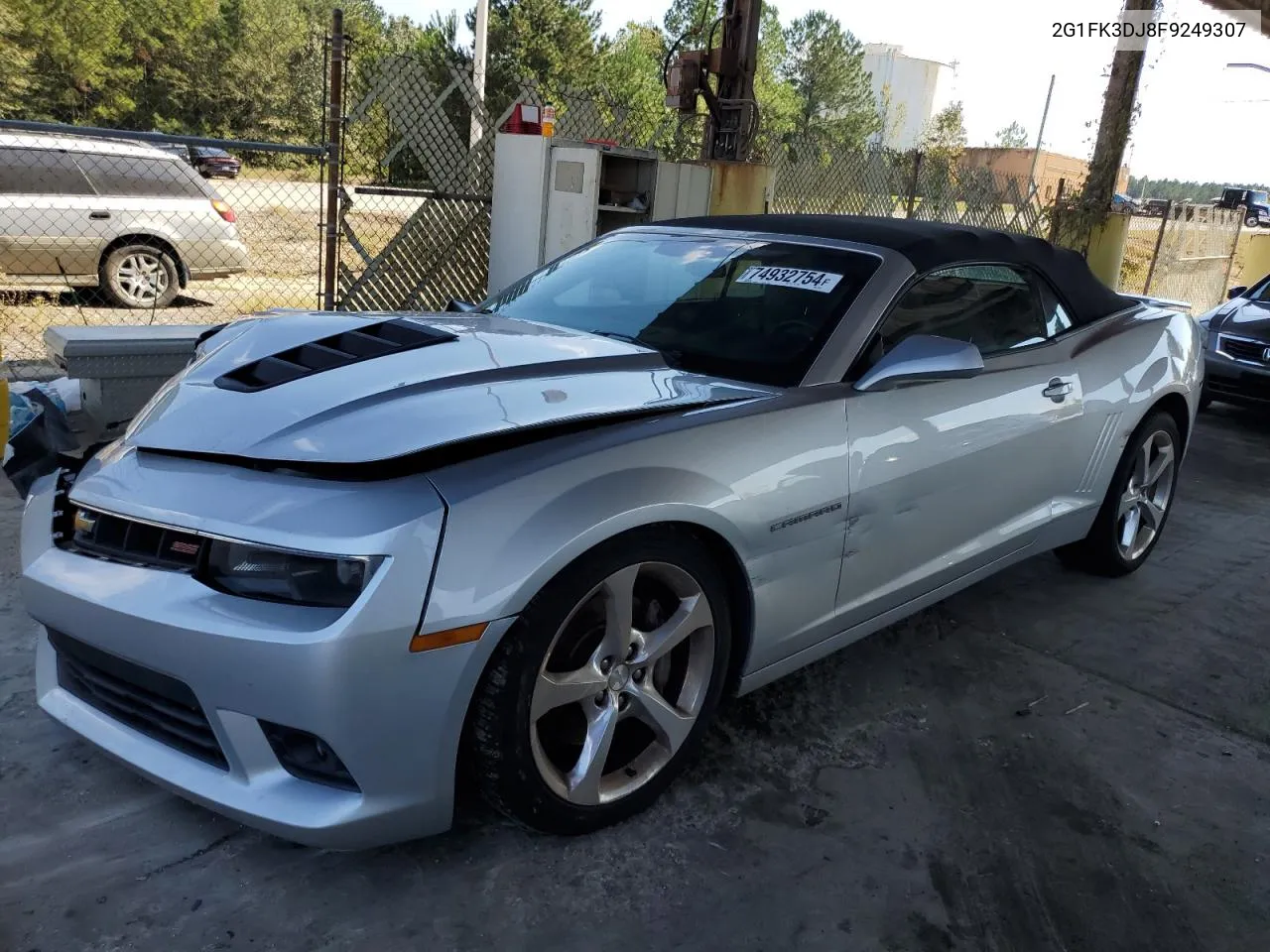 2015 Chevrolet Camaro 2Ss VIN: 2G1FK3DJ8F9249307 Lot: 74932754