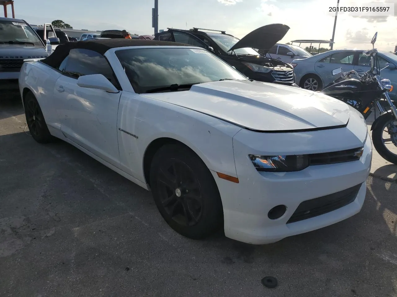 2015 Chevrolet Camaro Lt VIN: 2G1FD3D31F9165597 Lot: 75098944