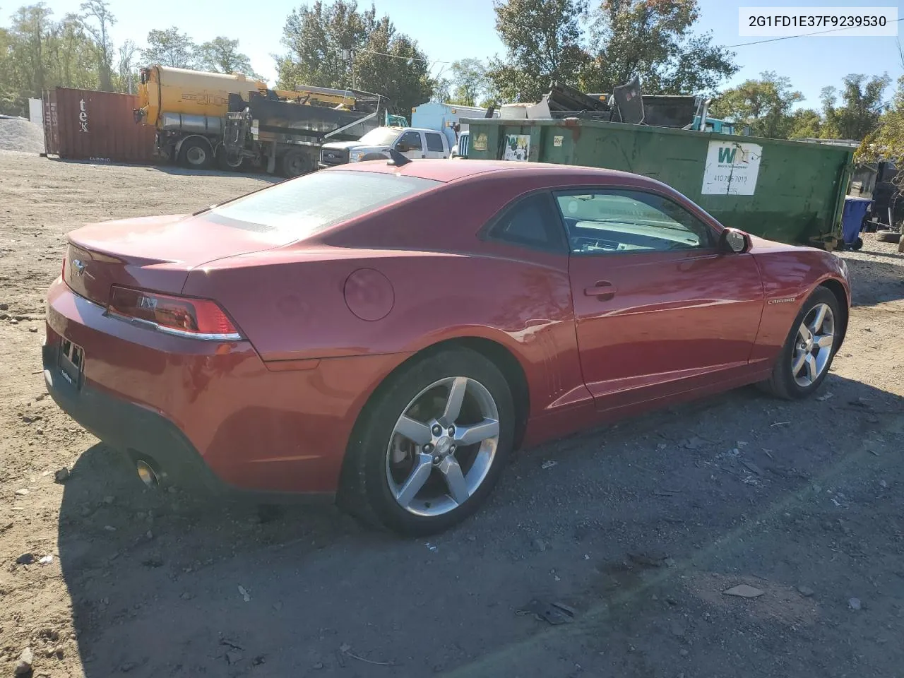 2015 Chevrolet Camaro Lt VIN: 2G1FD1E37F9239530 Lot: 75298794