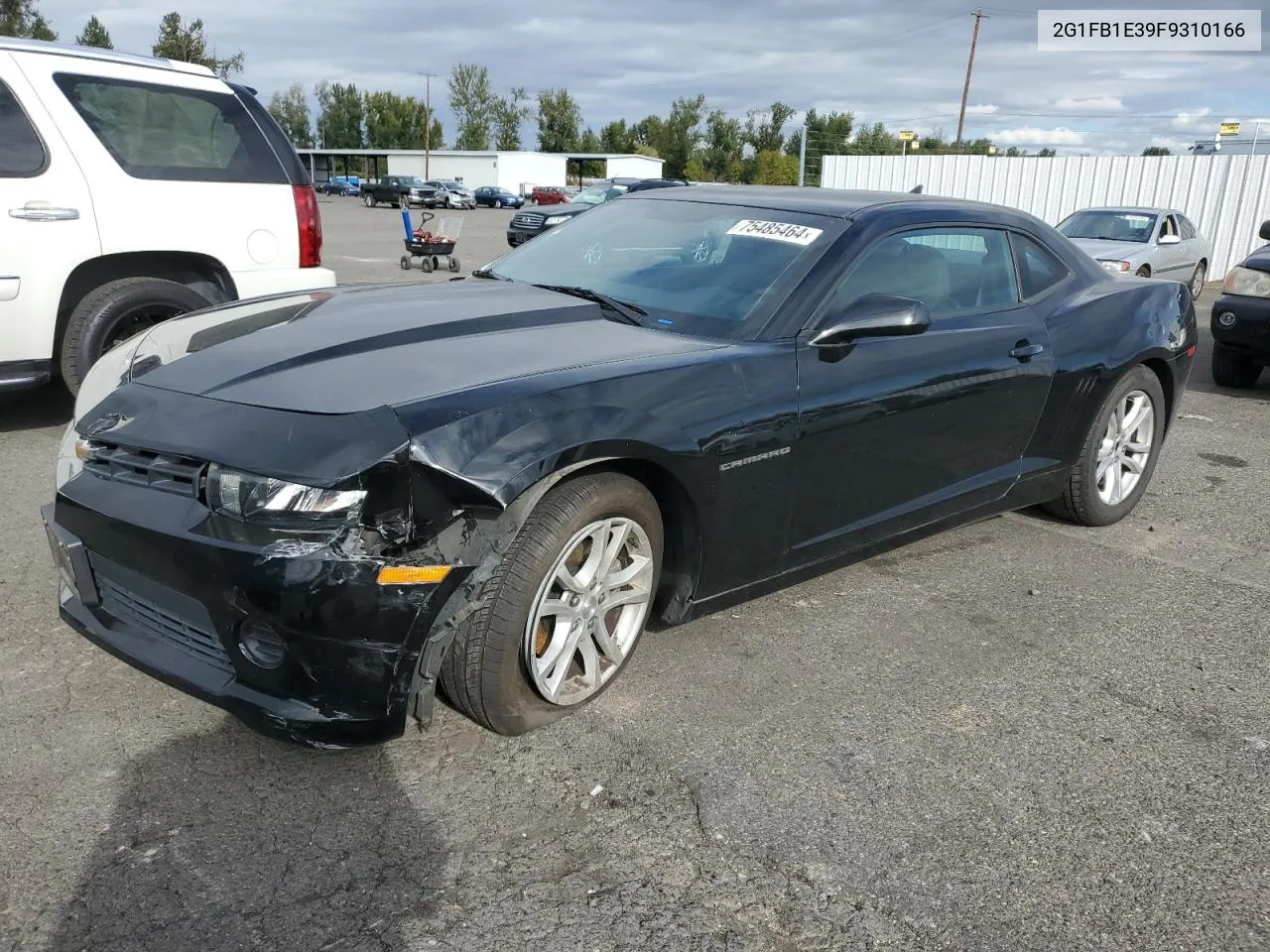 2015 Chevrolet Camaro Ls VIN: 2G1FB1E39F9310166 Lot: 75485464