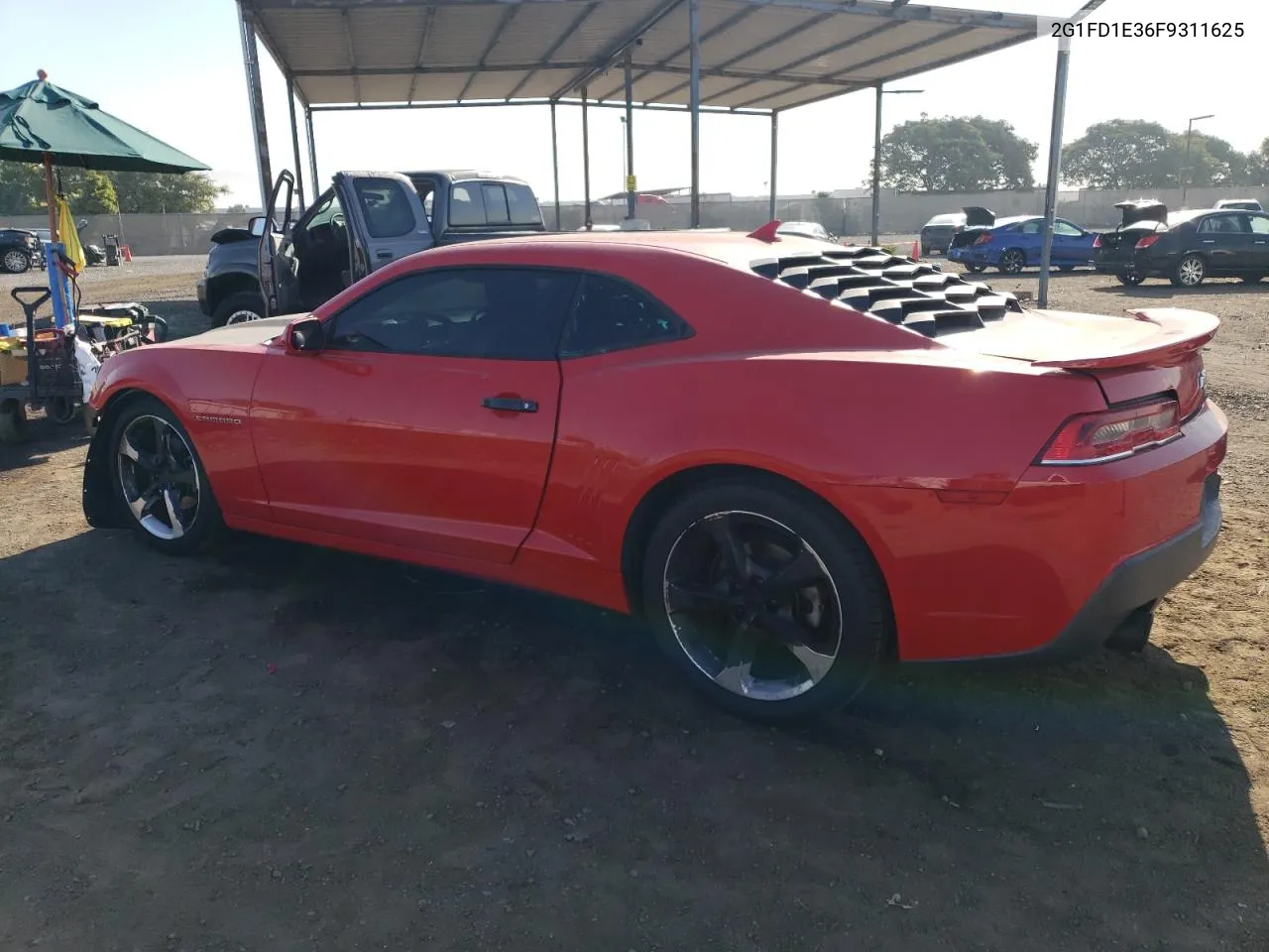 2015 Chevrolet Camaro Lt VIN: 2G1FD1E36F9311625 Lot: 75561324