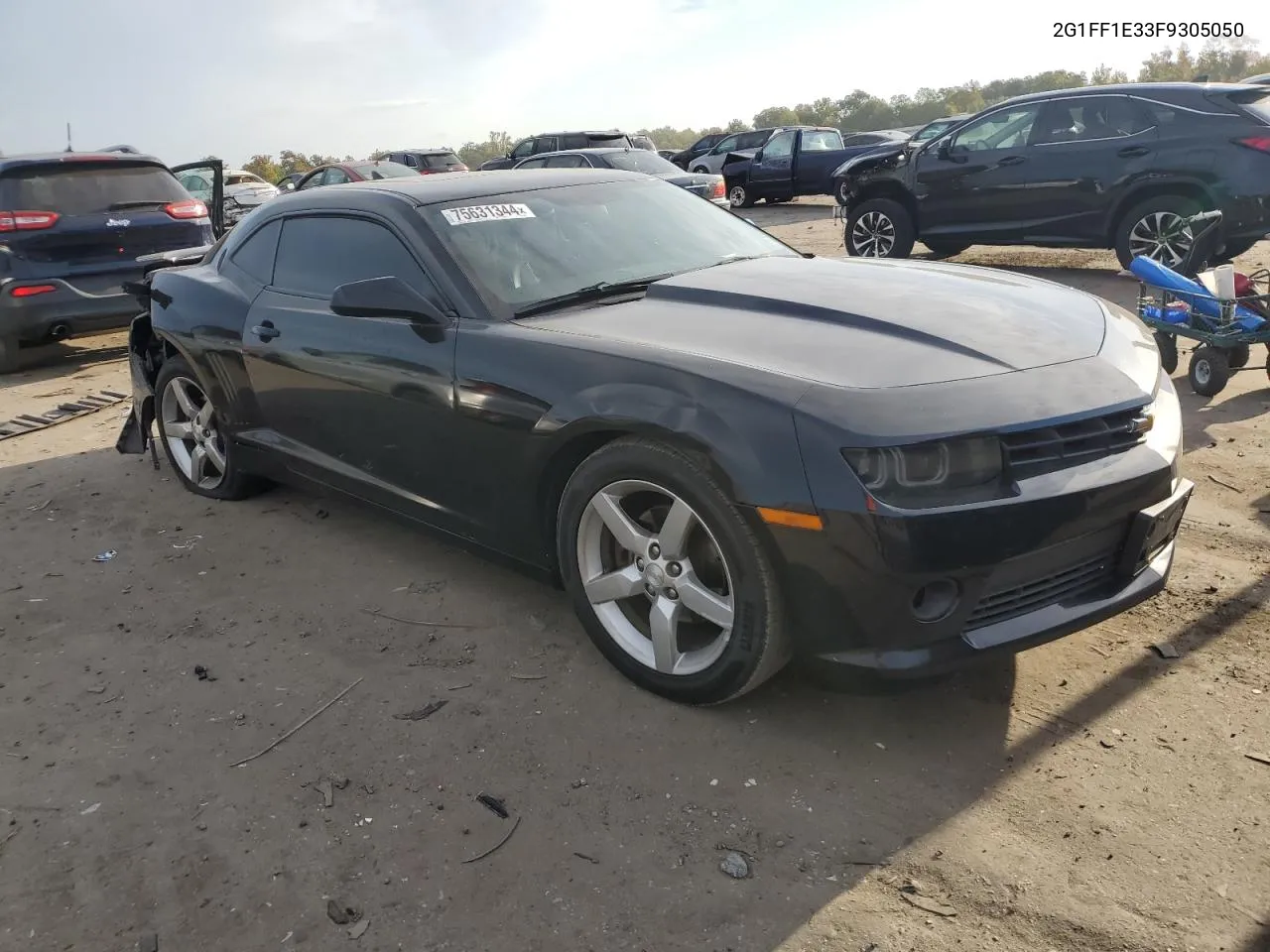 2015 Chevrolet Camaro Lt VIN: 2G1FF1E33F9305050 Lot: 75631344