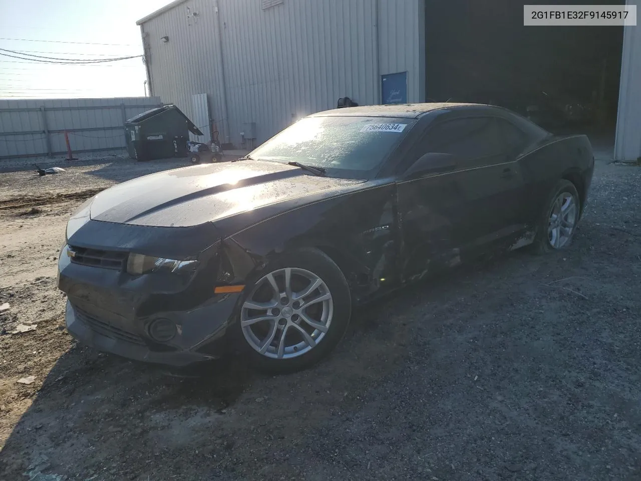 2015 Chevrolet Camaro Ls VIN: 2G1FB1E32F9145917 Lot: 75640634