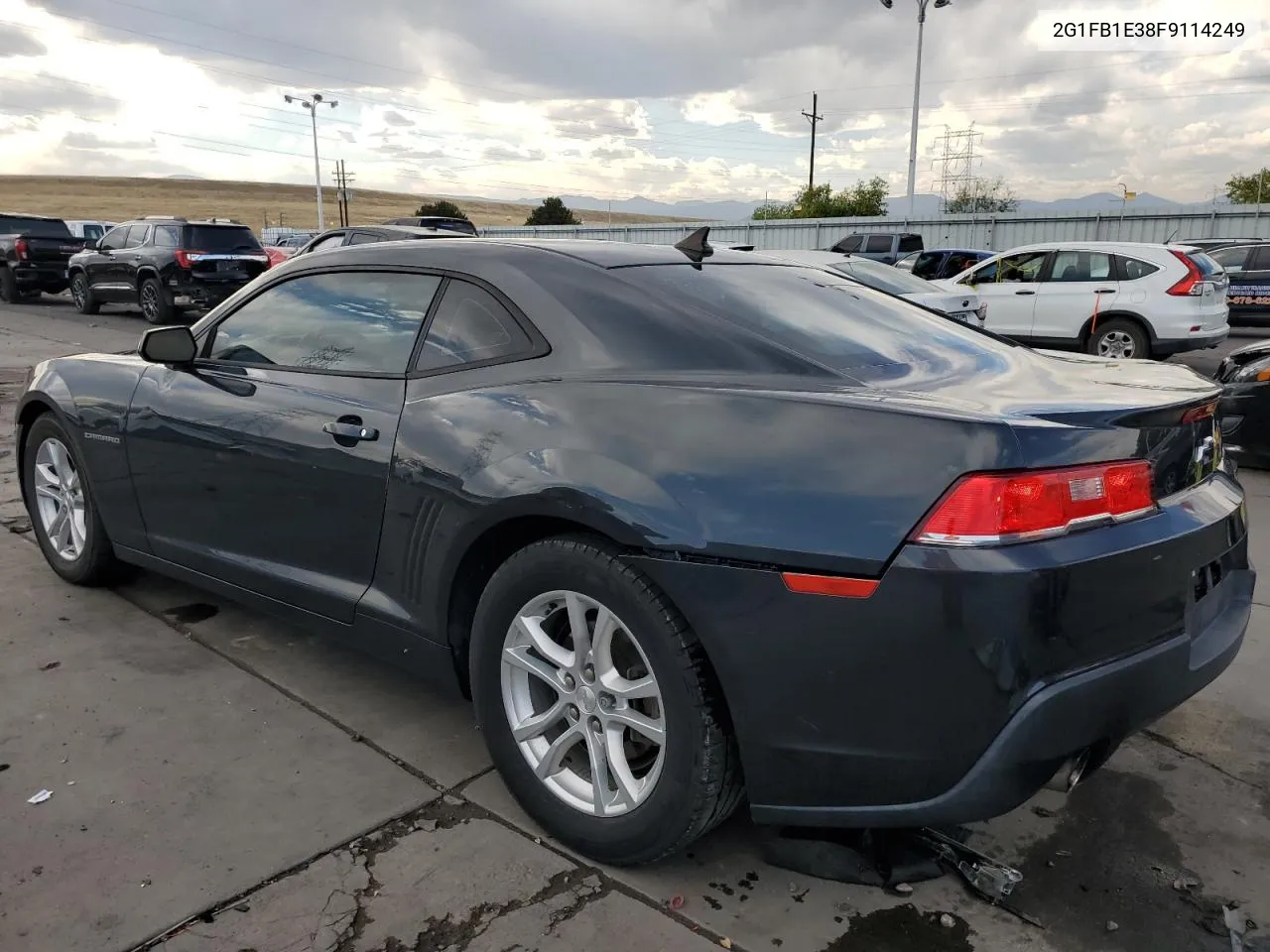 2015 Chevrolet Camaro Ls VIN: 2G1FB1E38F9114249 Lot: 75643574