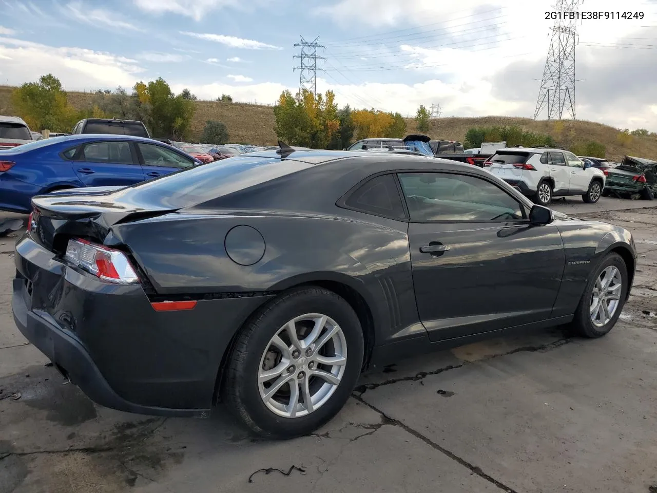 2015 Chevrolet Camaro Ls VIN: 2G1FB1E38F9114249 Lot: 75643574