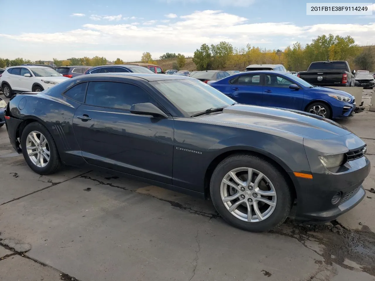 2015 Chevrolet Camaro Ls VIN: 2G1FB1E38F9114249 Lot: 75643574