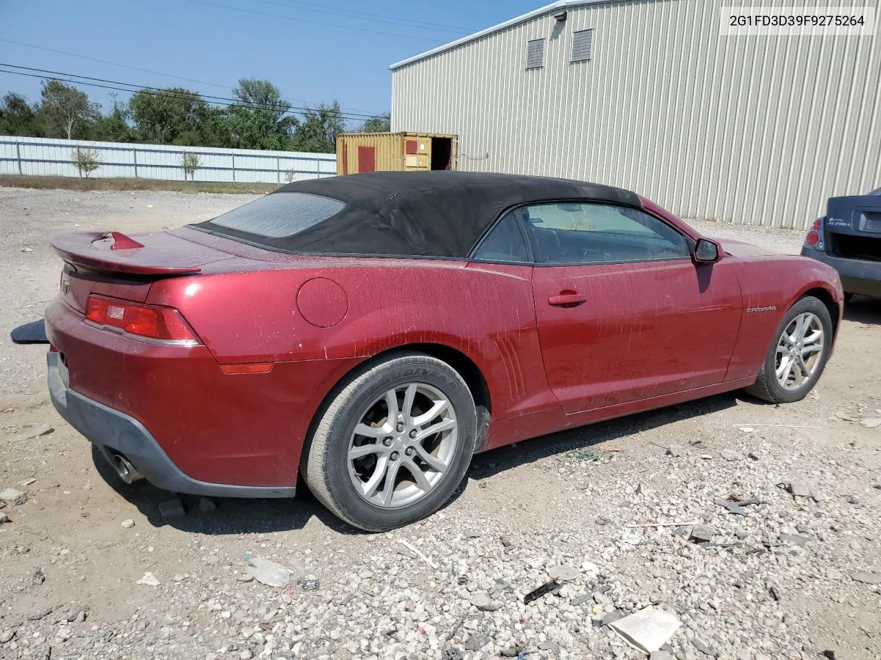 2015 Chevrolet Camaro Lt VIN: 2G1FD3D39F9275264 Lot: 75710764