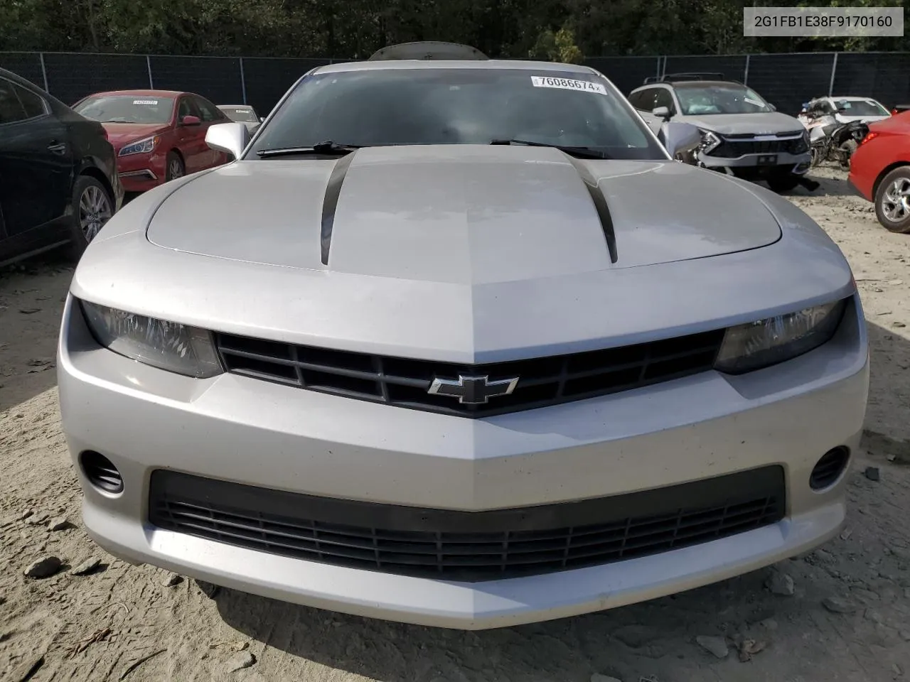 2015 Chevrolet Camaro Ls VIN: 2G1FB1E38F9170160 Lot: 76086674