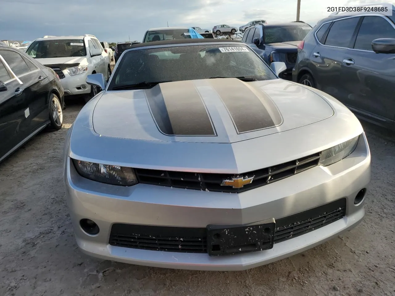 2015 Chevrolet Camaro Lt VIN: 2G1FD3D38F9248685 Lot: 76141694