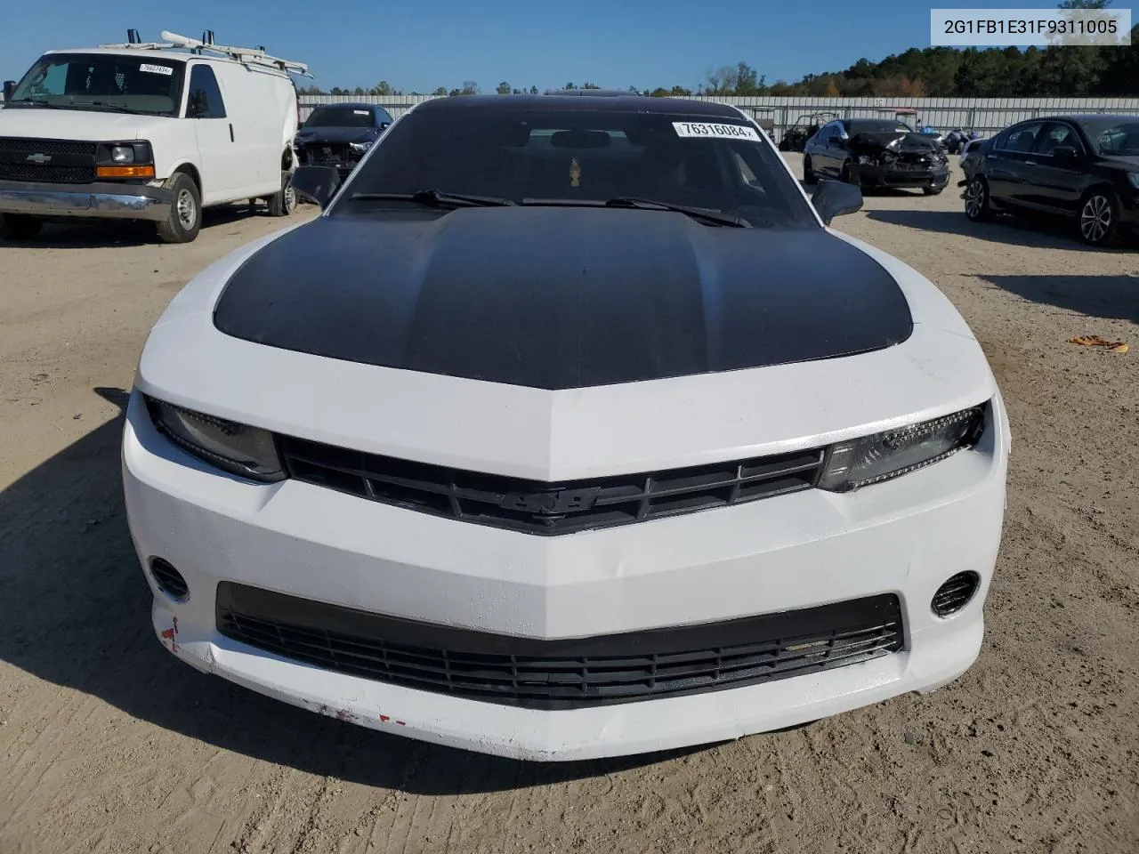 2015 Chevrolet Camaro Ls VIN: 2G1FB1E31F9311005 Lot: 76316084