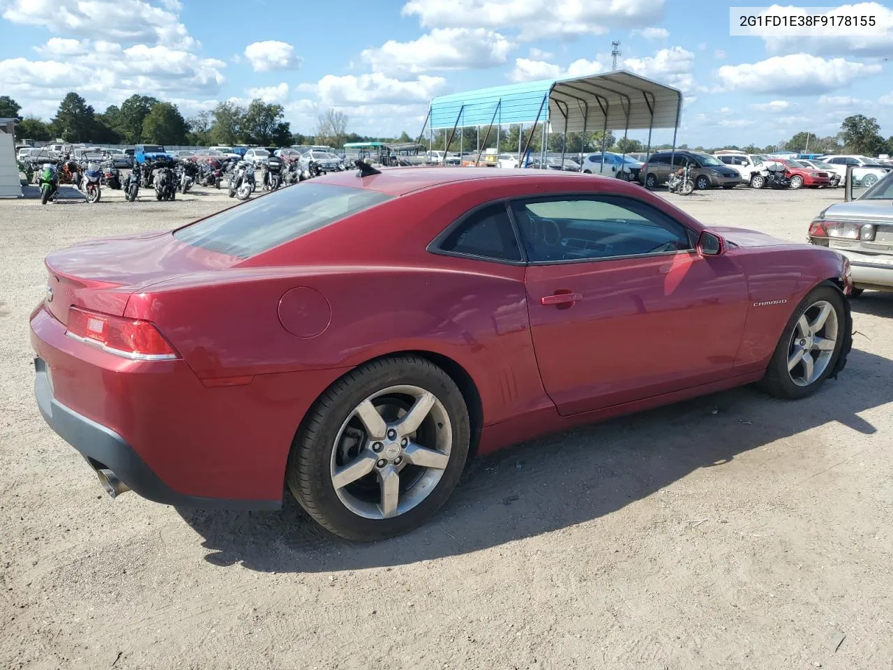 2015 Chevrolet Camaro Lt VIN: 2G1FD1E38F9178155 Lot: 77313924