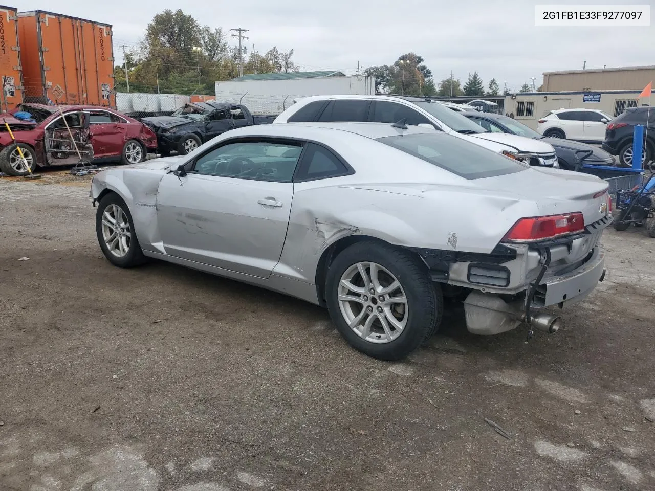 2015 Chevrolet Camaro Ls VIN: 2G1FB1E33F9277097 Lot: 77497244