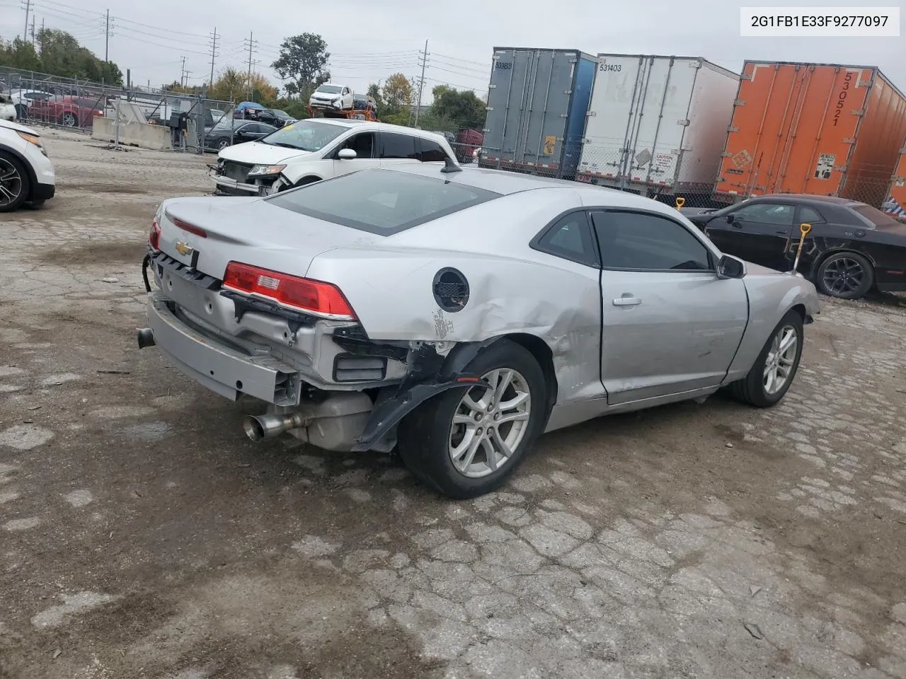 2015 Chevrolet Camaro Ls VIN: 2G1FB1E33F9277097 Lot: 77497244