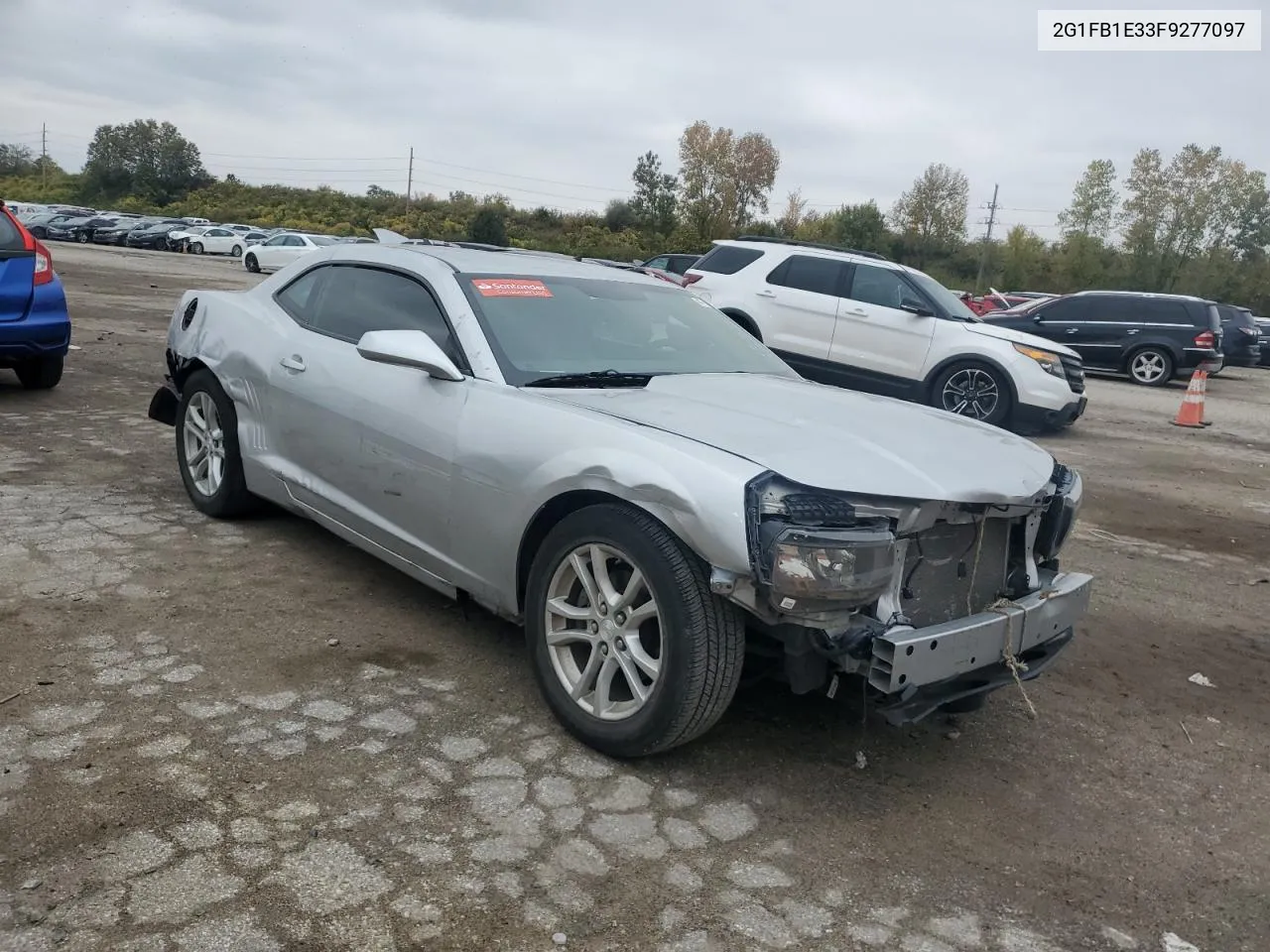 2015 Chevrolet Camaro Ls VIN: 2G1FB1E33F9277097 Lot: 77497244