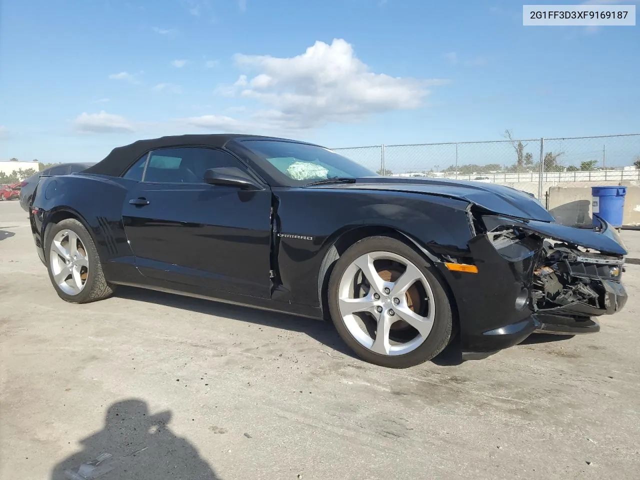 2015 Chevrolet Camaro Lt VIN: 2G1FF3D3XF9169187 Lot: 77641174