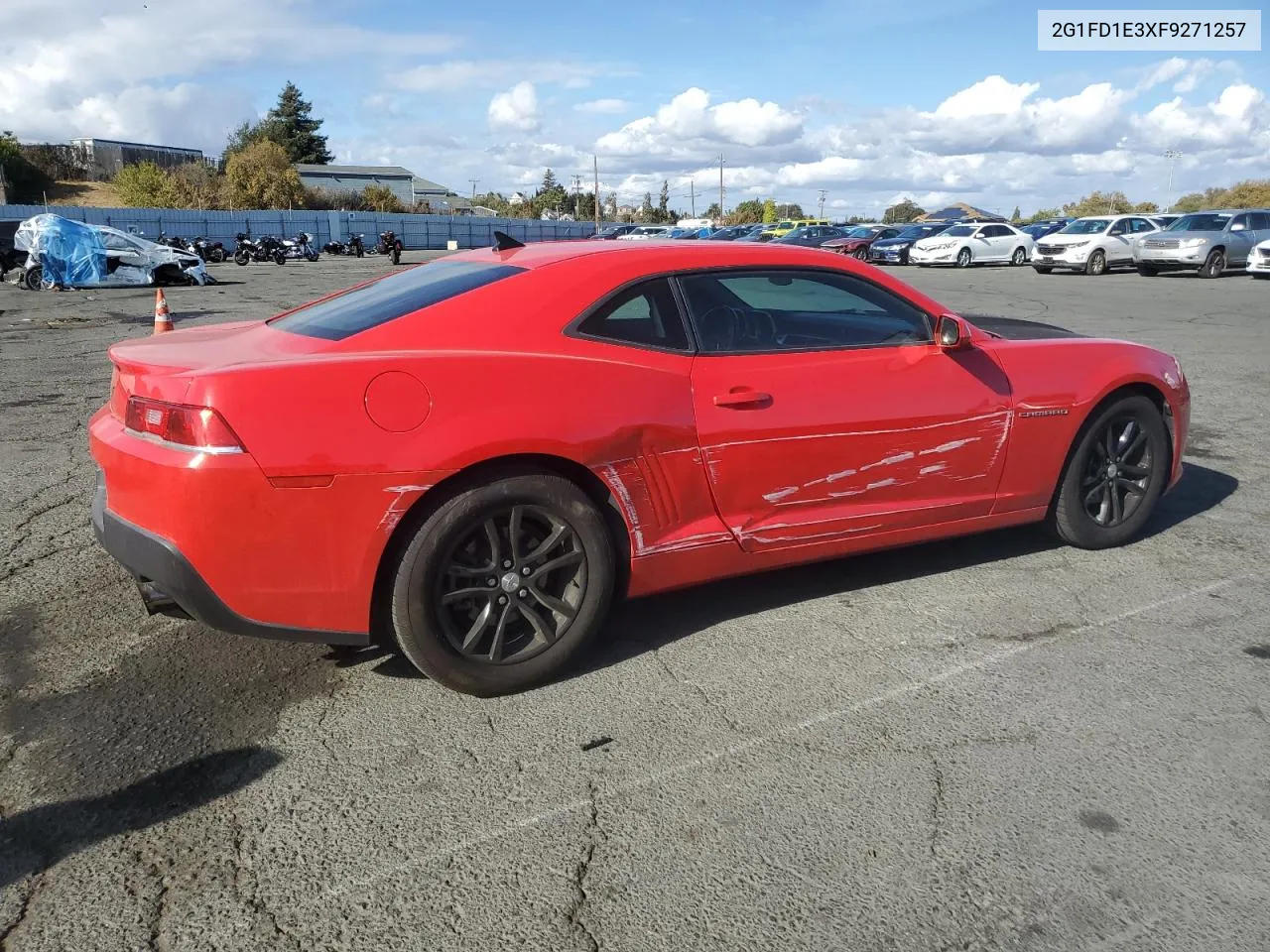 2015 Chevrolet Camaro Lt VIN: 2G1FD1E3XF9271257 Lot: 77781414