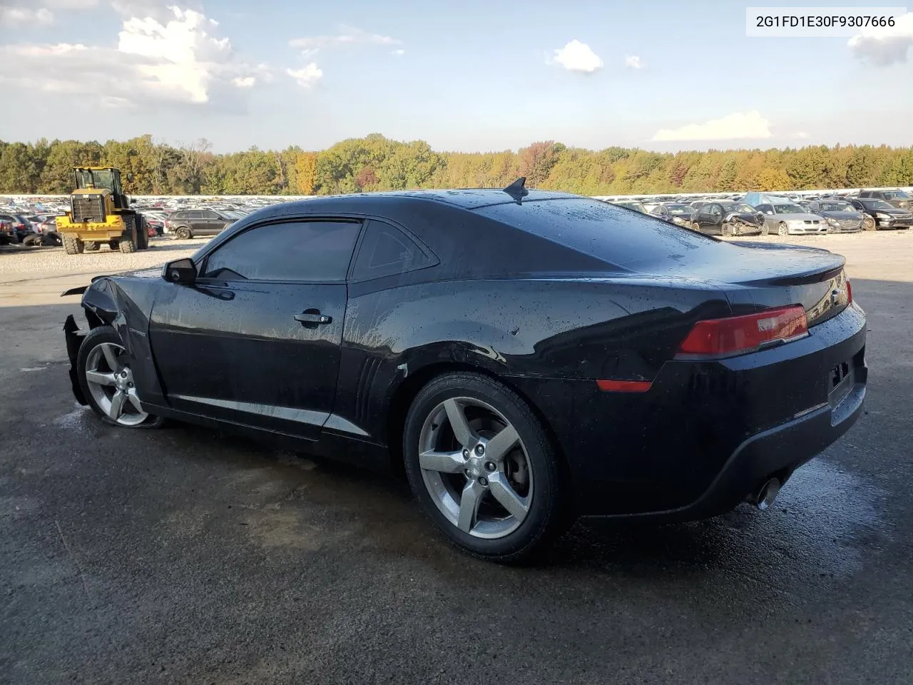 2015 Chevrolet Camaro Lt VIN: 2G1FD1E30F9307666 Lot: 78010834