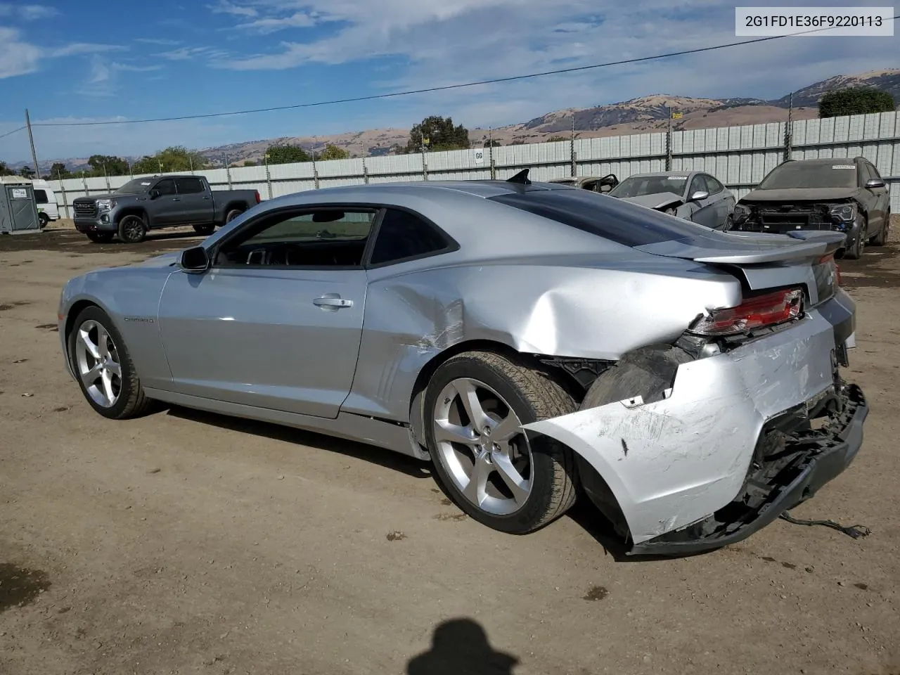 2015 Chevrolet Camaro Lt VIN: 2G1FD1E36F9220113 Lot: 78075004