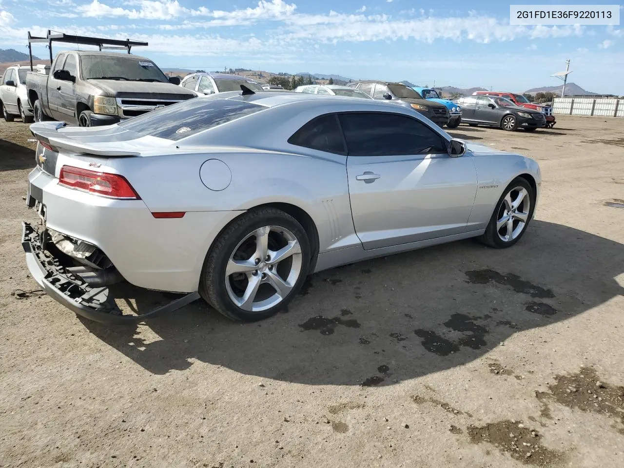 2015 Chevrolet Camaro Lt VIN: 2G1FD1E36F9220113 Lot: 78075004