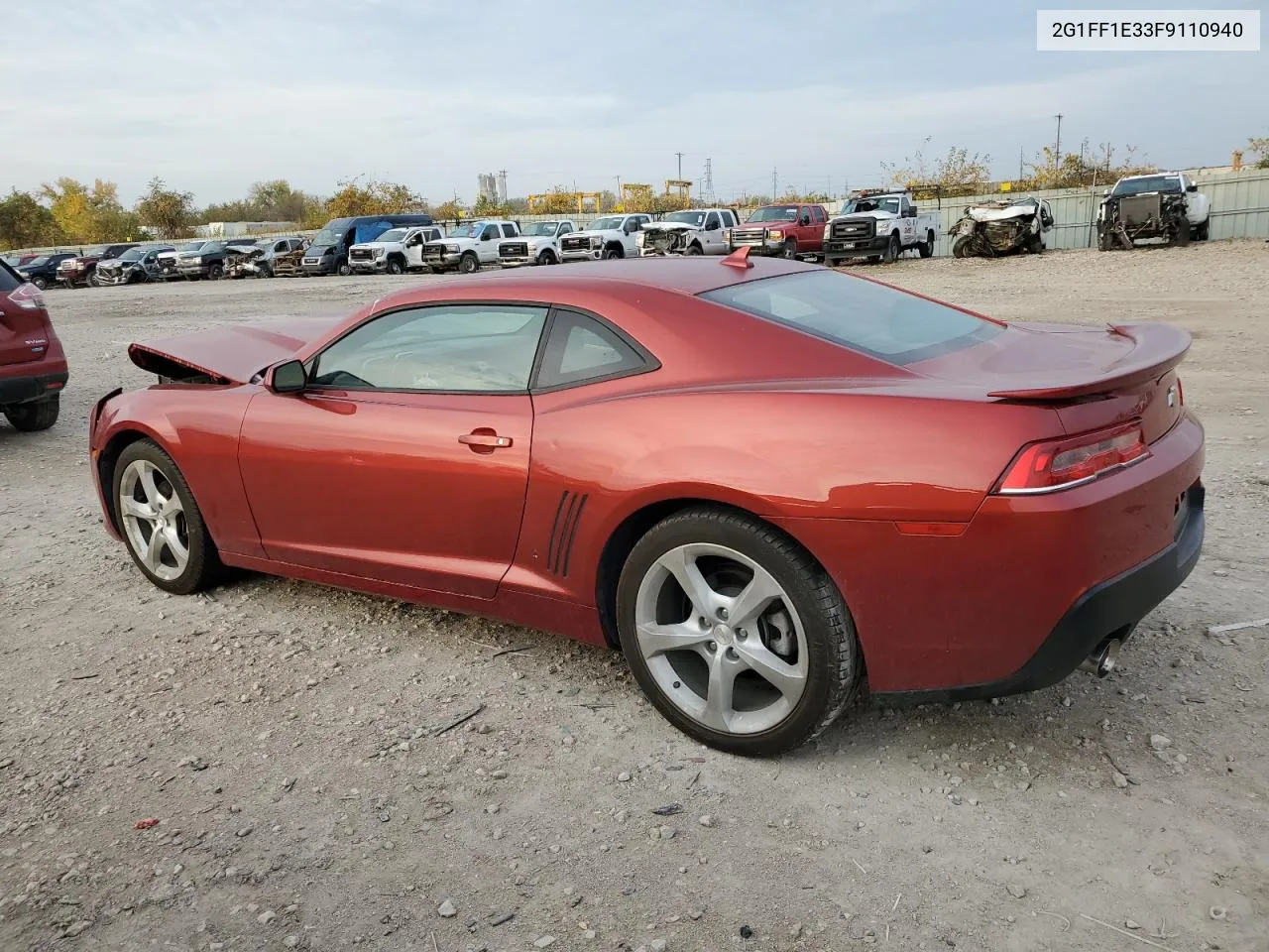 2015 Chevrolet Camaro Lt VIN: 2G1FF1E33F9110940 Lot: 78075484