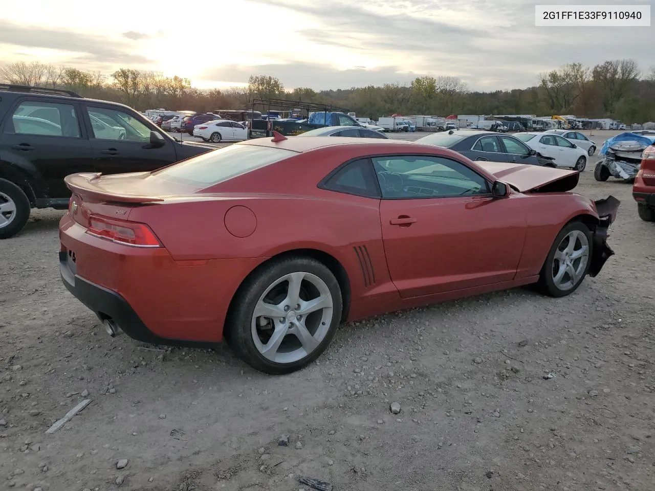 2015 Chevrolet Camaro Lt VIN: 2G1FF1E33F9110940 Lot: 78075484