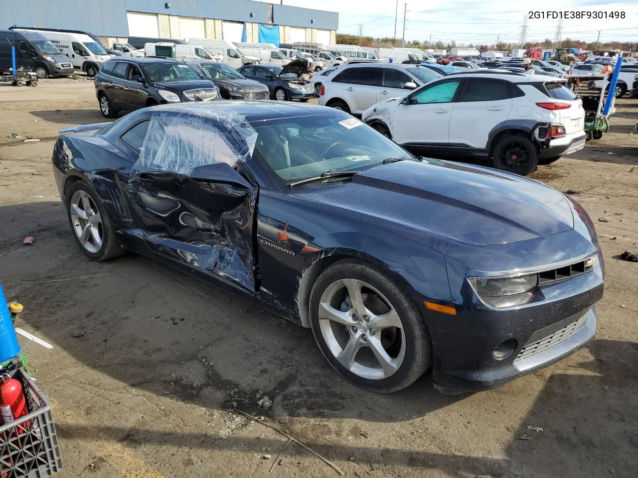 2015 Chevrolet Camaro Lt VIN: 2G1FD1E38F9301498 Lot: 78082144