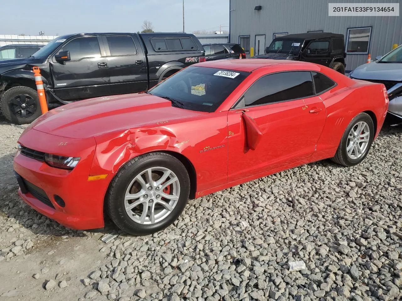 2015 Chevrolet Camaro Ls VIN: 2G1FA1E33F9134654 Lot: 78138284