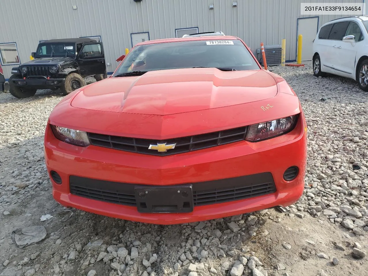 2015 Chevrolet Camaro Ls VIN: 2G1FA1E33F9134654 Lot: 78138284