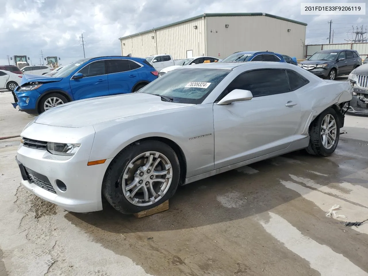 2015 Chevrolet Camaro Lt VIN: 2G1FD1E33F9206119 Lot: 78209324