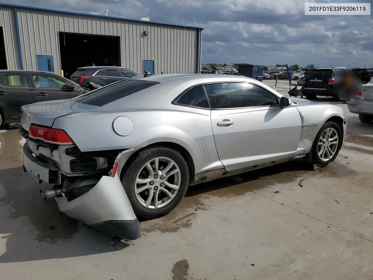 2015 Chevrolet Camaro Lt VIN: 2G1FD1E33F9206119 Lot: 78209324