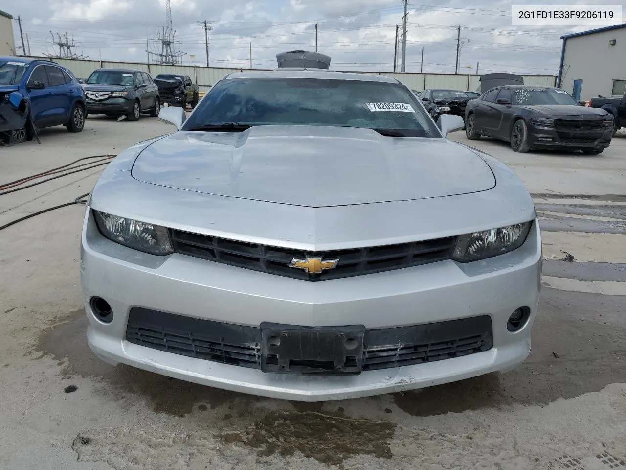 2015 Chevrolet Camaro Lt VIN: 2G1FD1E33F9206119 Lot: 78209324