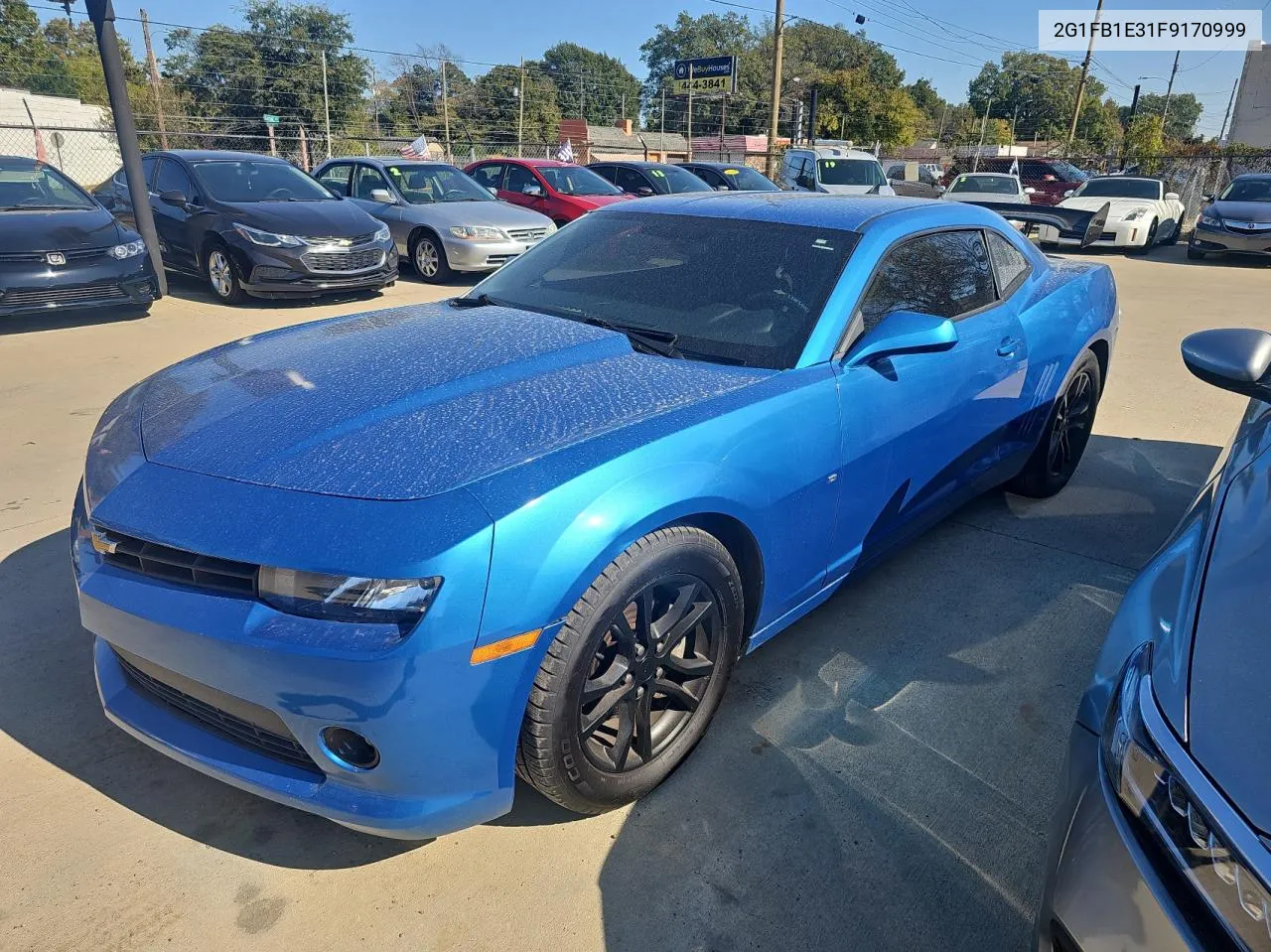 2015 Chevrolet Camaro Ls VIN: 2G1FB1E31F9170999 Lot: 78894264