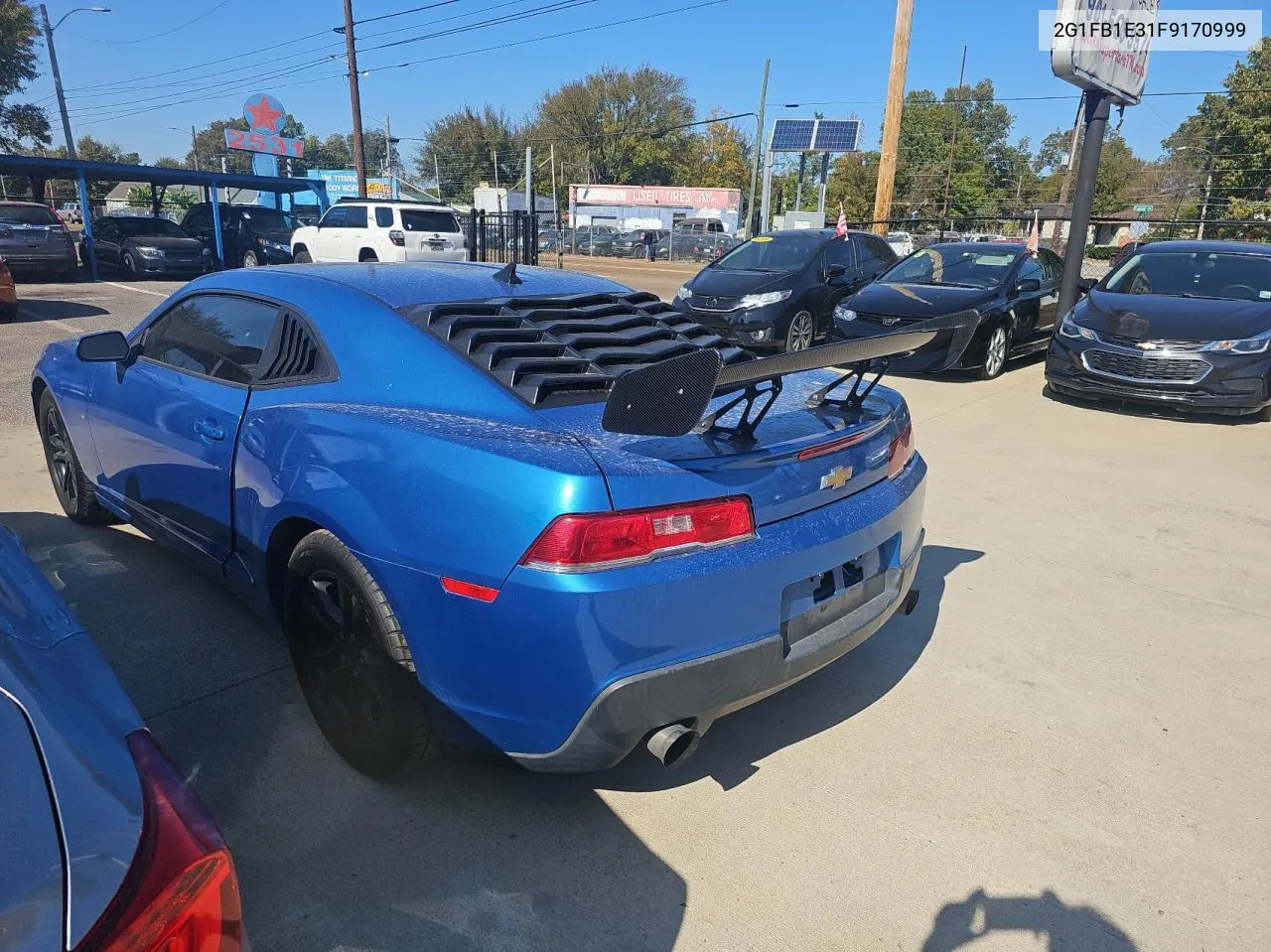 2015 Chevrolet Camaro Ls VIN: 2G1FB1E31F9170999 Lot: 78894264