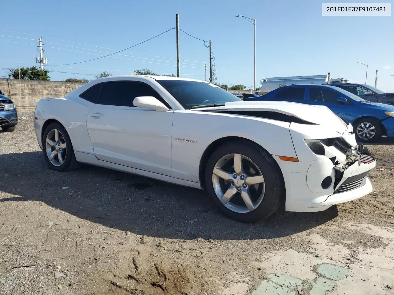 2015 Chevrolet Camaro Lt VIN: 2G1FD1E37F9107481 Lot: 79163184